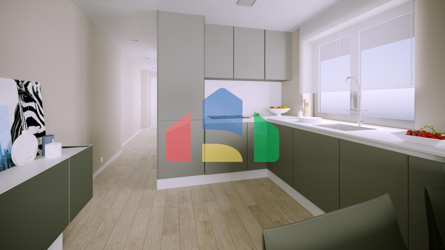 Исключительная новая 2-комнатная квартира с современной архитектурой и устойчивым строительством