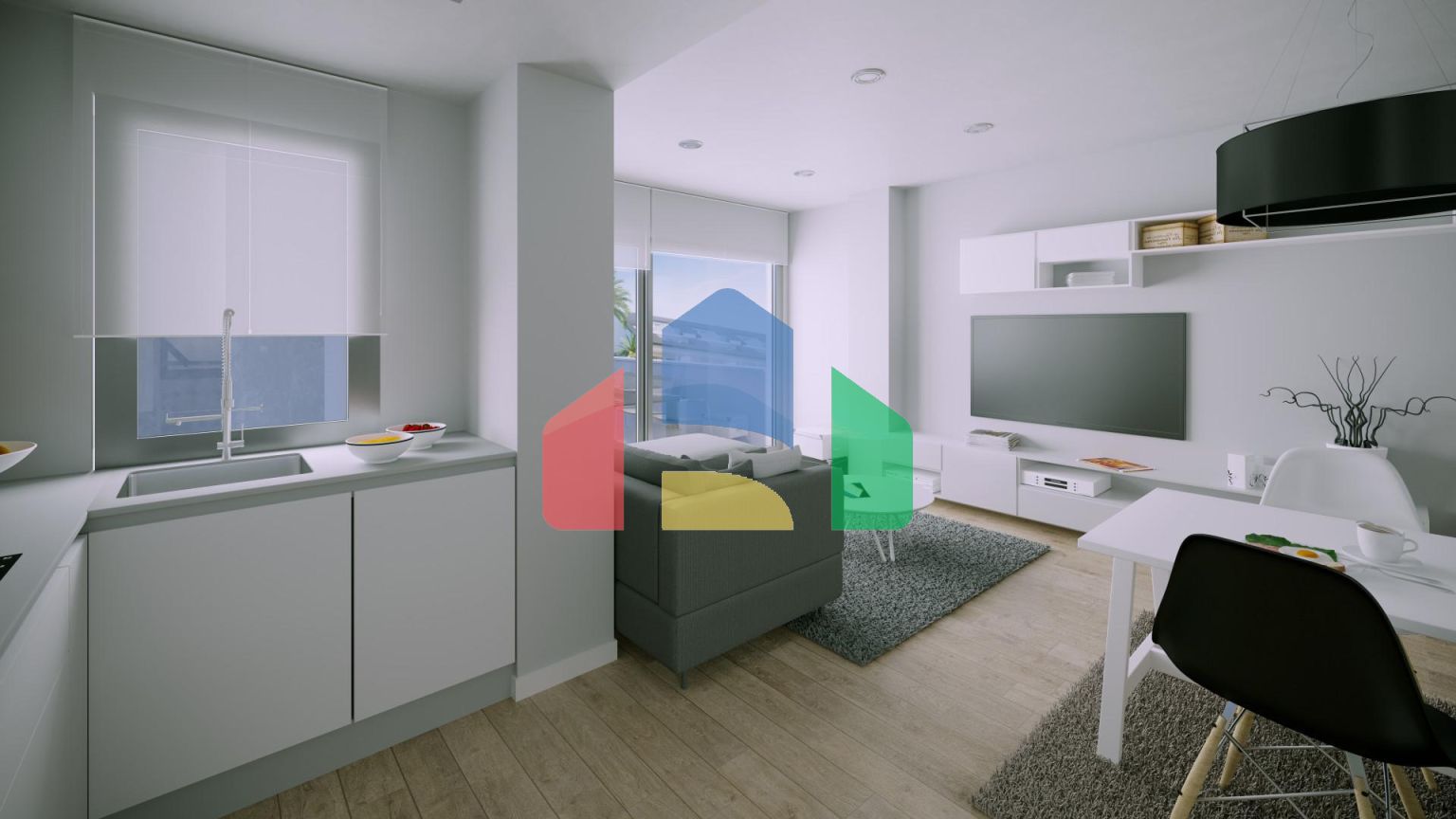 Исключительная новая 2-комнатная квартира с современной архитектурой и устойчивым строительством