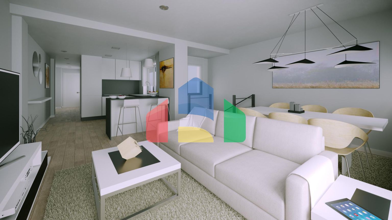 Исключительная новая 2-комнатная квартира с современной архитектурой и устойчивым строительством