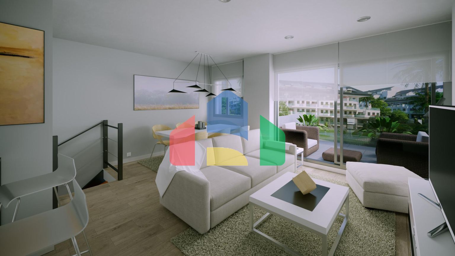 Исключительная новая 2-комнатная квартира с современной архитектурой и устойчивым строительством