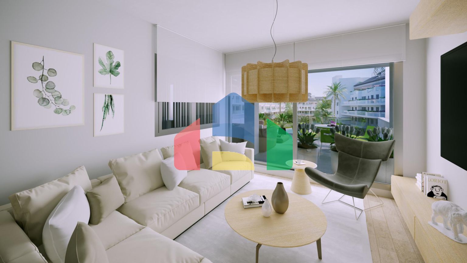 Исключительная новая 2-комнатная квартира с современной архитектурой и устойчивым строительством