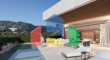 Exclusive villas with incredible panoramic views of the sea and the coast of Fuengirola
