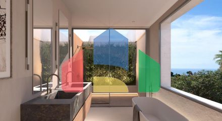 Exclusive villas with incredible panoramic views of the sea and the coast of Fuengirola