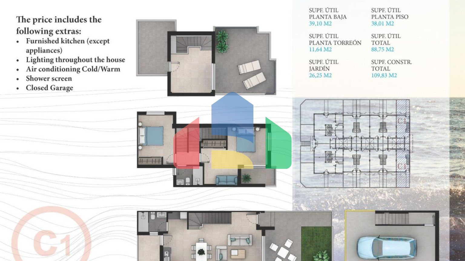 КРАСИВЫЕ ТАУНХАУСЫ В ЛА-МАНГЕ