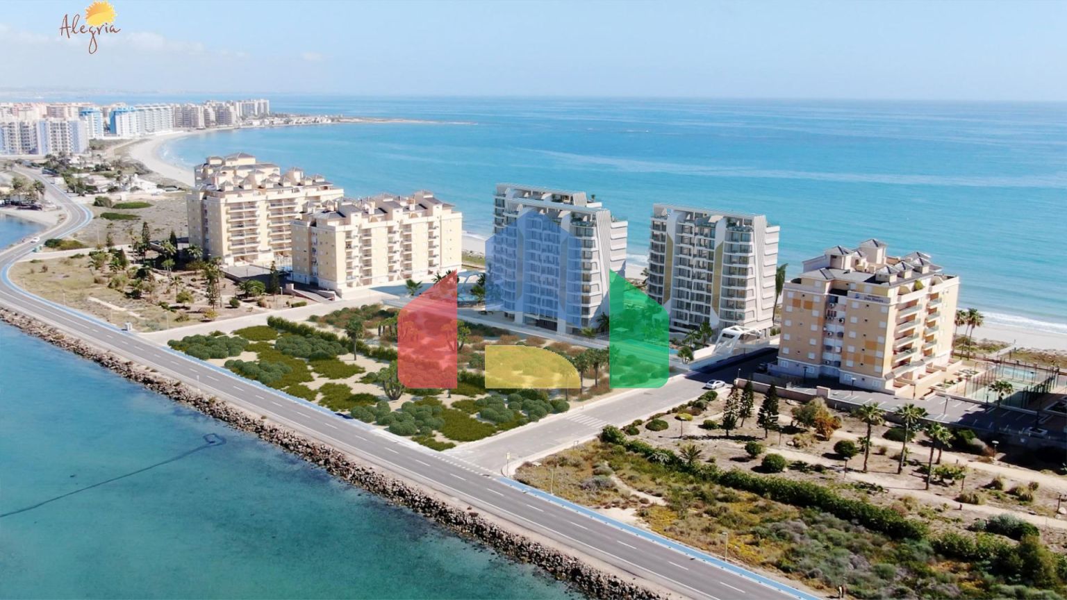 МИАМИ ТАУЭРС Роскошная квартира в Ла-Манга-дель-Мар Менор с видом на Средиземное море и Мар Menor