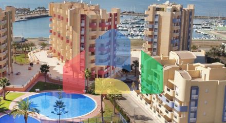 КРАСИВЫЕ КВАРТИРЫ С ВИДОМ НА МОРЕ В ЛА МАНГЕ