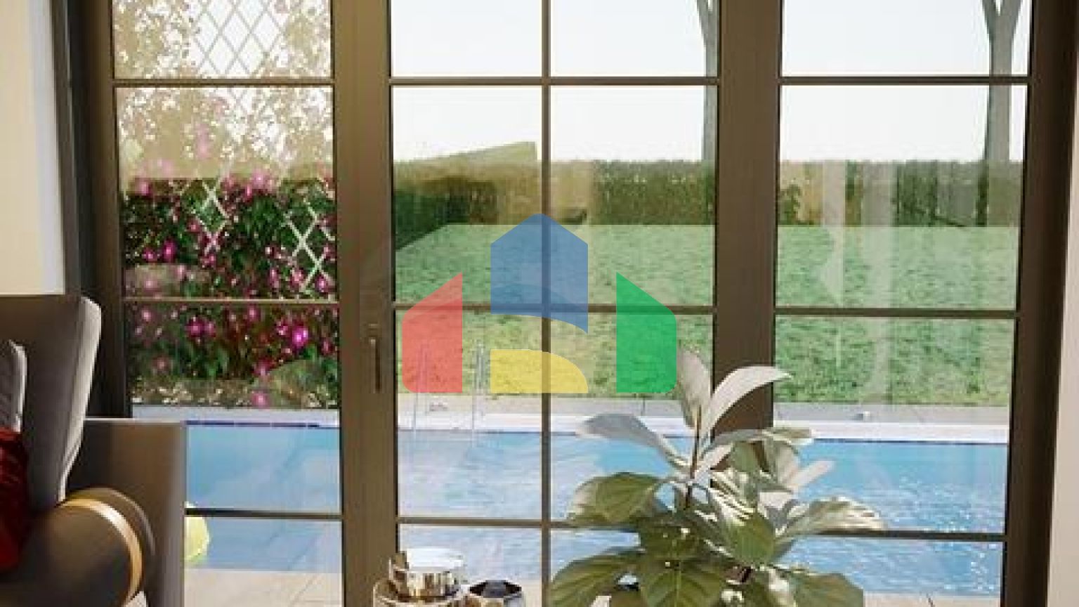 Вілли 4 + 1 з особистим басейном в кадрі Белеку