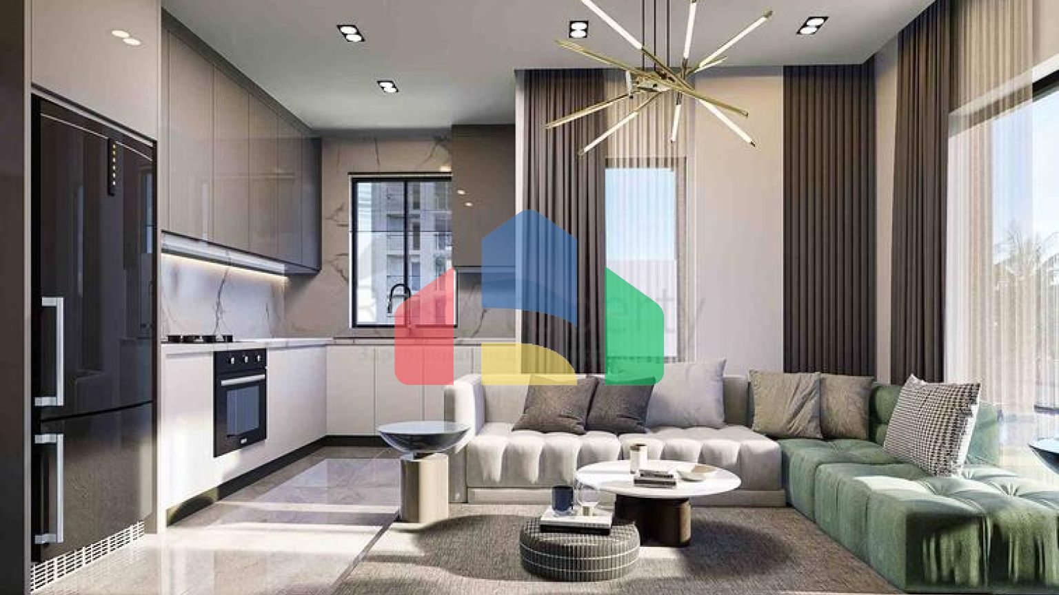 Квартиры планировки 1+1 и 2+1 в районе Белек - Анталия