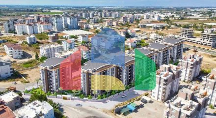 Квартиры планировки 1+1 и 2+1 в районе Белек - Анталия