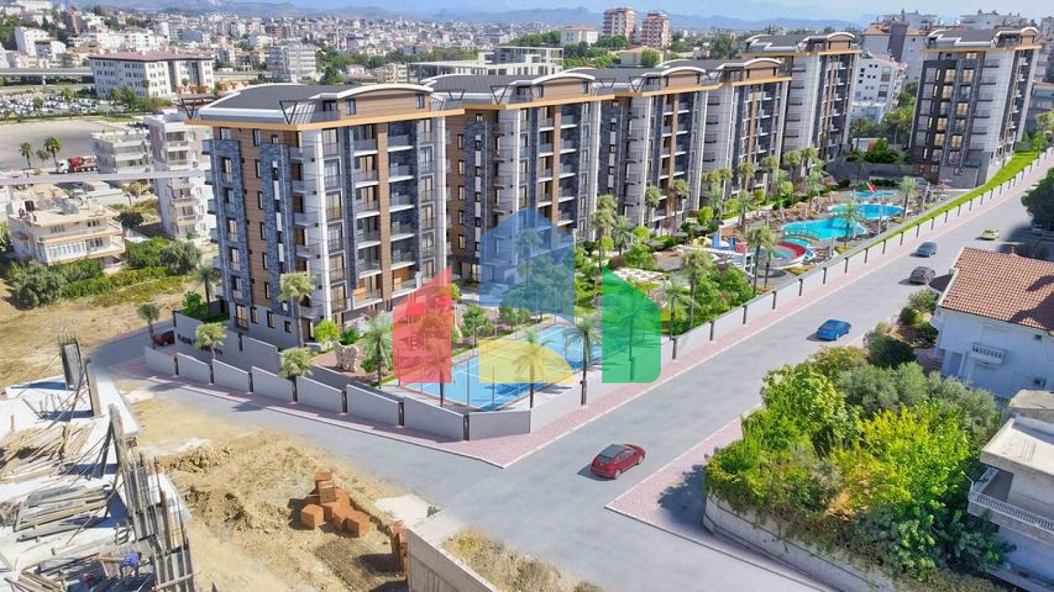 Квартиры планировки 1+1 и 2+1 в районе Белек - Анталия