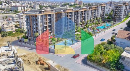 Квартиры планировки 1+1 и 2+1 в районе Белек - Анталия