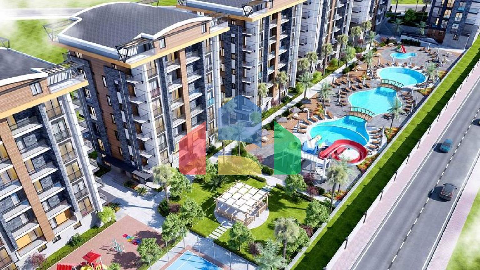 Квартиры планировки 1+1 и 2+1 в районе Белек - Анталия