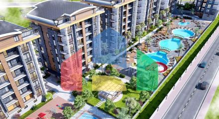 Квартиры планировки 1+1 и 2+1 в районе Белек - Анталия