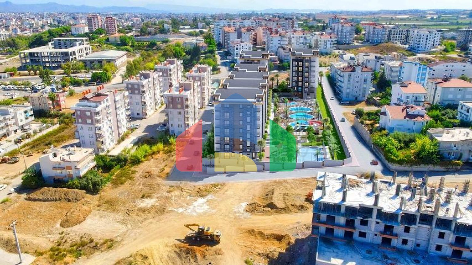 Квартиры планировки 1+1 и 2+1 в районе Белек - Анталия