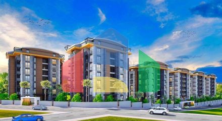 Квартиры планировки 1+1 и 2+1 в районе Белек - Анталия