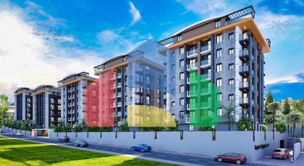 Квартиры планировки 1+1 и 2+1 в районе Белек - Анталия