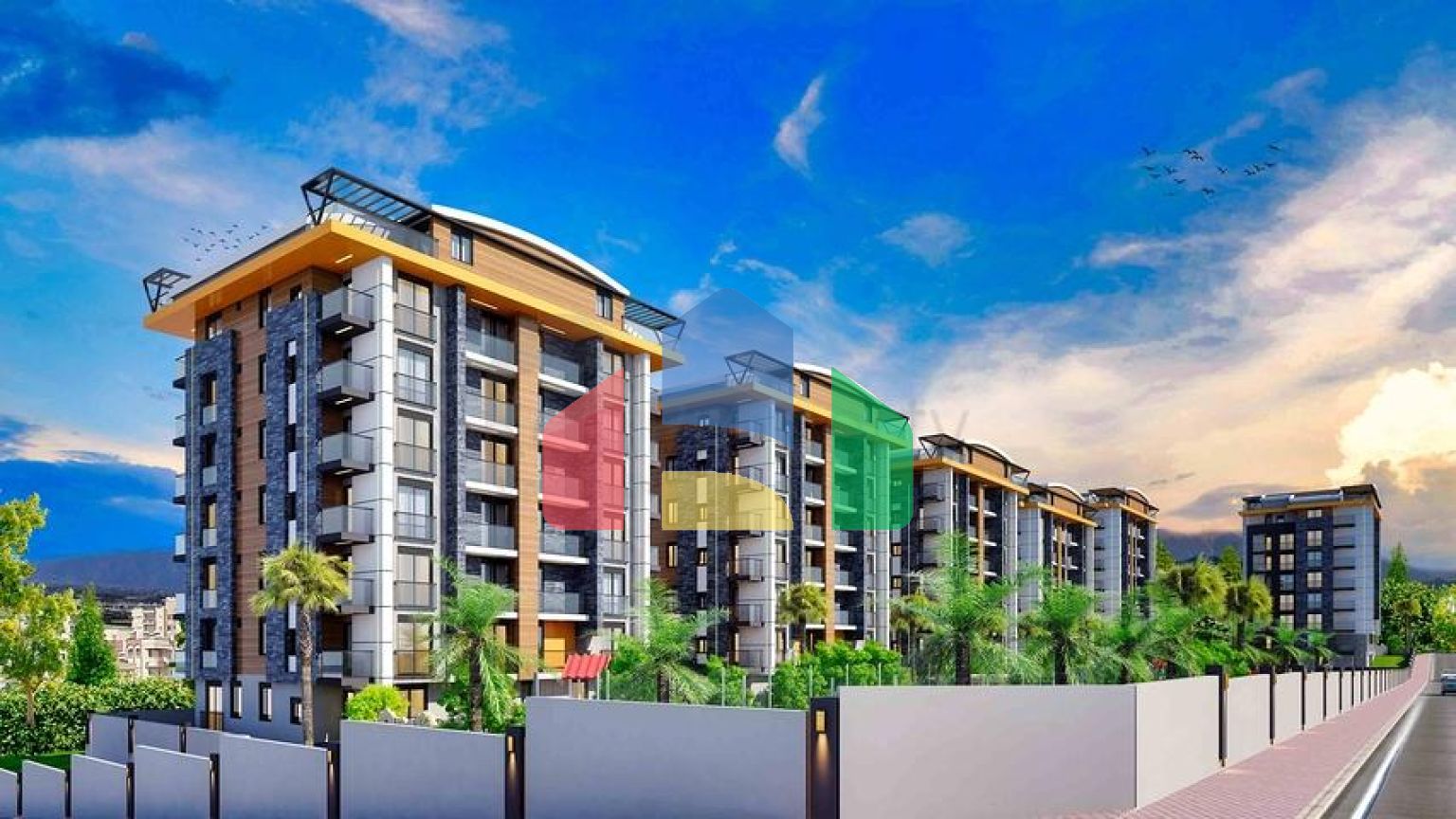 Квартиры планировки 1+1 и 2+1 в районе Белек - Анталия