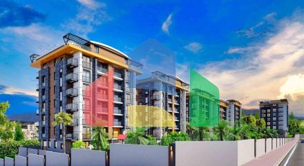 Квартиры планировки 1+1 и 2+1 в районе Белек - Анталия