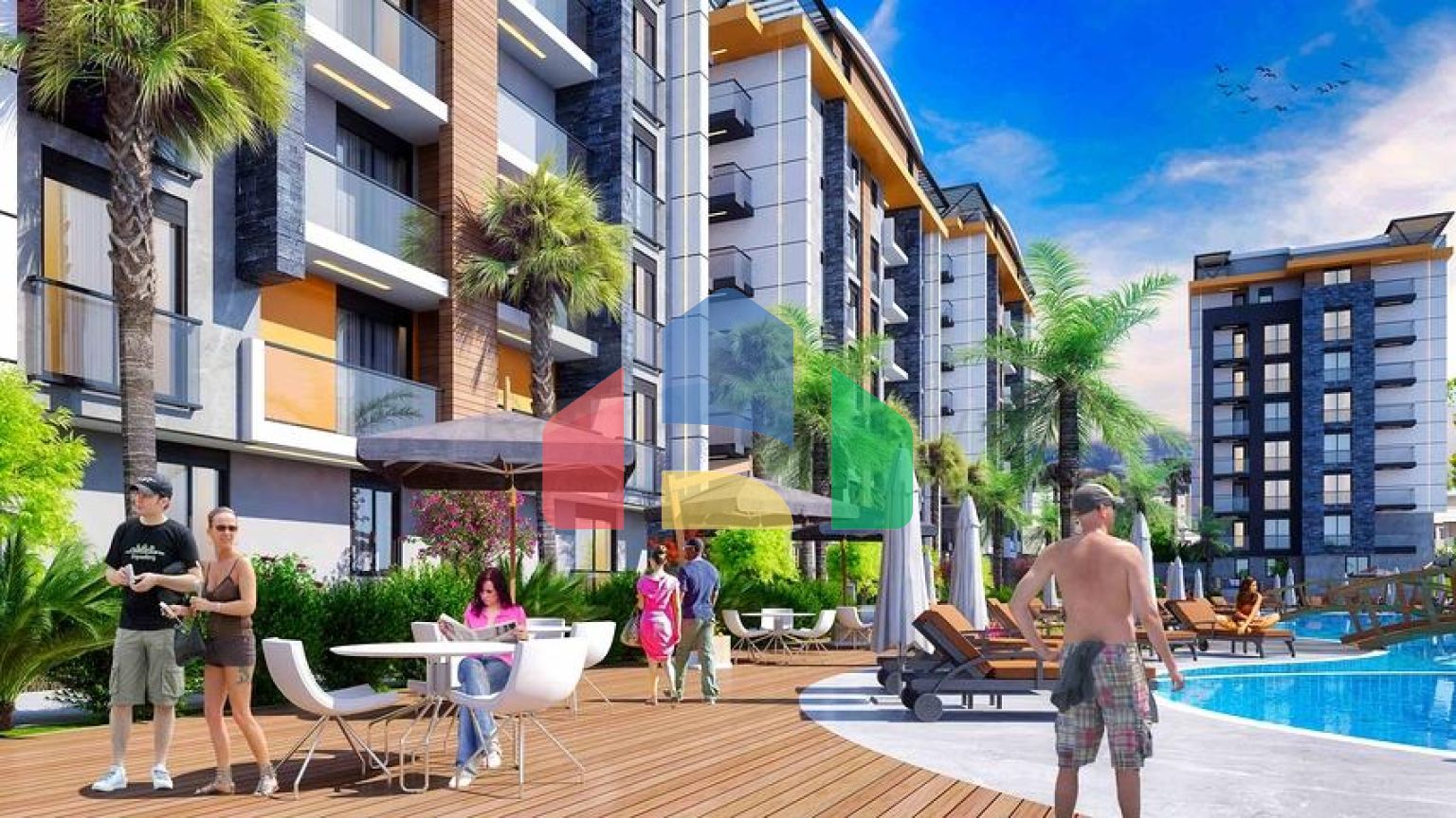 Квартиры планировки 1+1 и 2+1 в районе Белек - Анталия