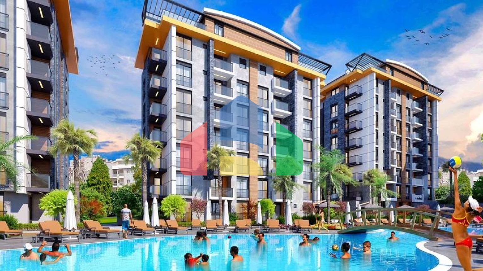 Квартиры планировки 1+1 и 2+1 в районе Белек - Анталия