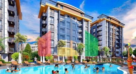 Квартиры планировки 1+1 и 2+1 в районе Белек - Анталия