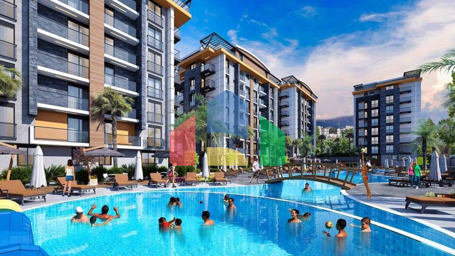 Квартиры планировки 1+1 и 2+1 в районе Белек - Анталия