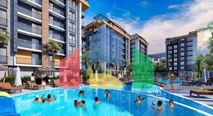 Квартиры планировки 1+1 и 2+1 в районе Белек - Анталия