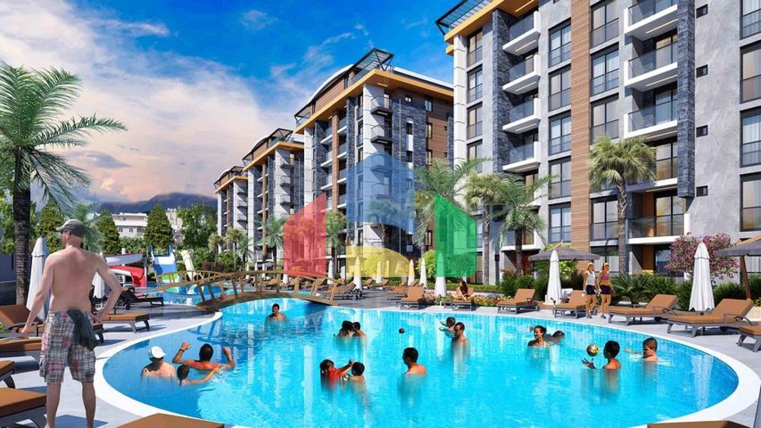 Квартиры планировки 1+1 и 2+1 в районе Белек - Анталия