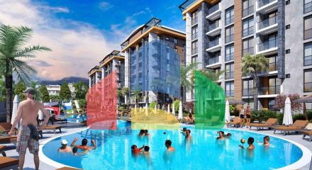 Квартиры планировки 1+1 и 2+1 в районе Белек - Анталия