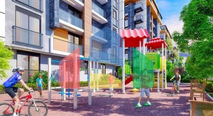 Квартиры планировки 1+1 и 2+1 в районе Белек - Анталия