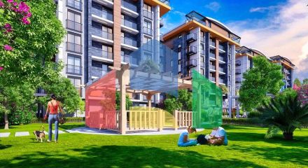 Квартиры планировки 1+1 и 2+1 в районе Белек - Анталия