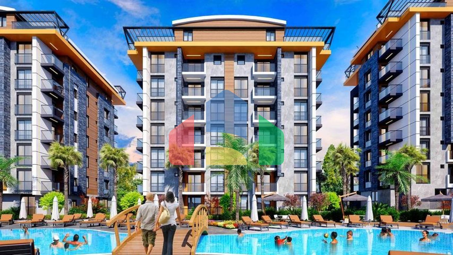 Квартиры планировки 1+1 и 2+1 в районе Белек - Анталия