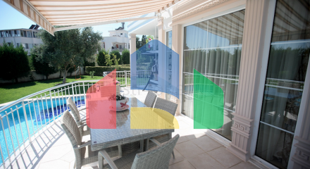 4+1 furnished villa in the center of Belek, 500 m from the golf courses