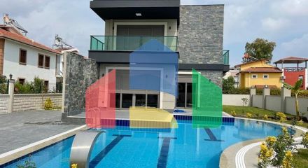 Вілла з басейном планування 5 + 1 в районі Белек - Анталія