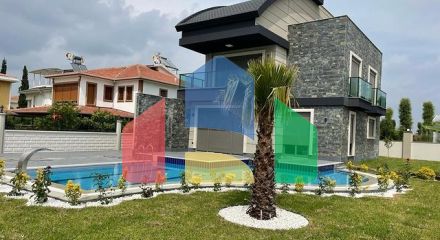 Вилла с бассейном планировки 5+1 в районе Белек - Анталия