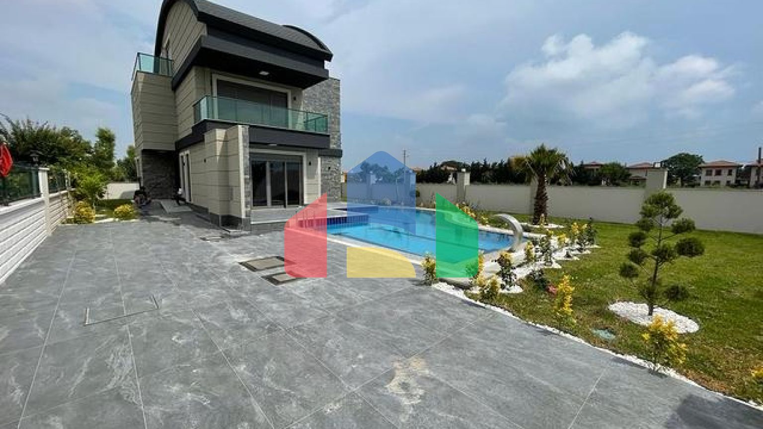 Вилла с бассейном планировки 5+1 в районе Белек - Анталия