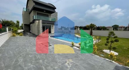 Вилла с бассейном планировки 5+1 в районе Белек - Анталия