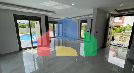 Вилла с бассейном планировки 5+1 в районе Белек - Анталия