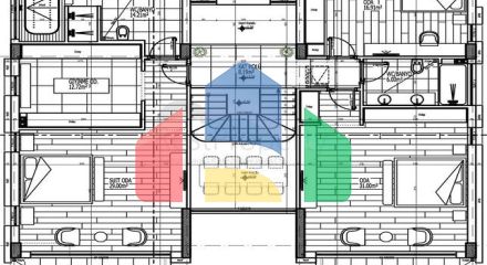 Вілла планування 4 + 1 в районі Белек - Анталія