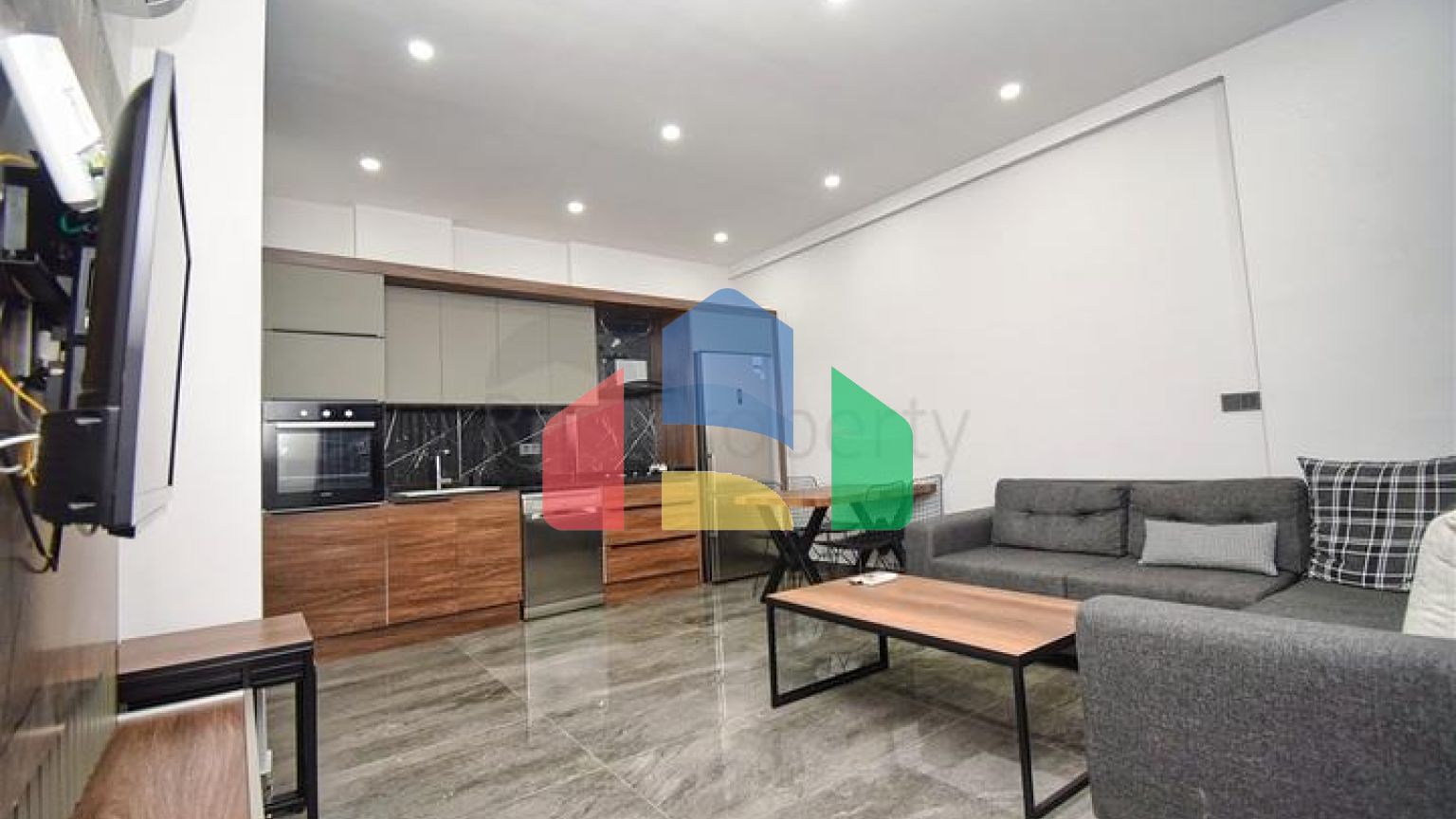 Квартира планировки 1+1 в престижном комплексе район Белек - Анталия