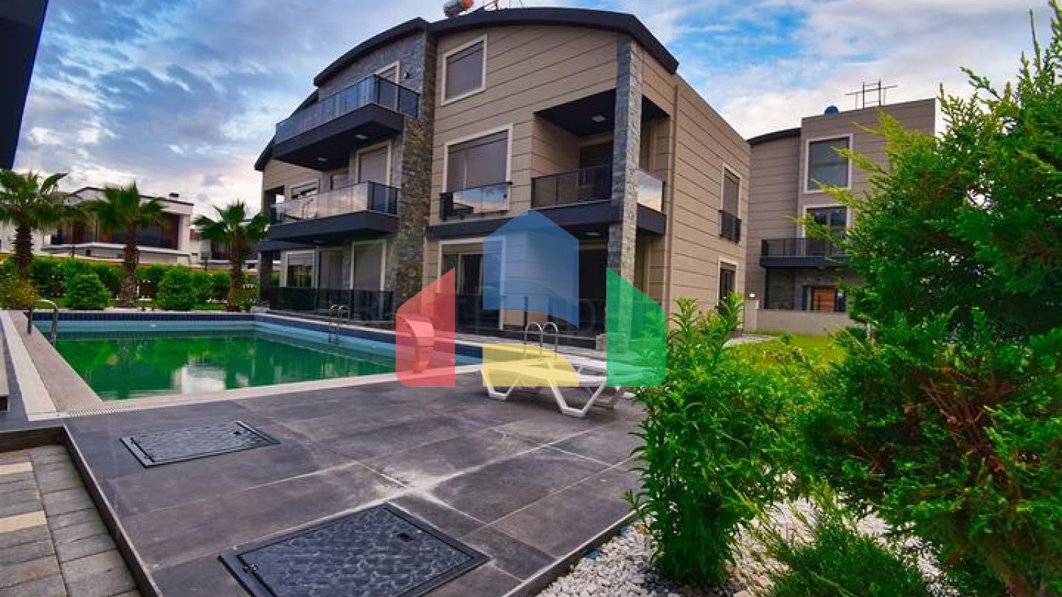 Квартира планировки 1+1 в престижном комплексе район Белек - Анталия