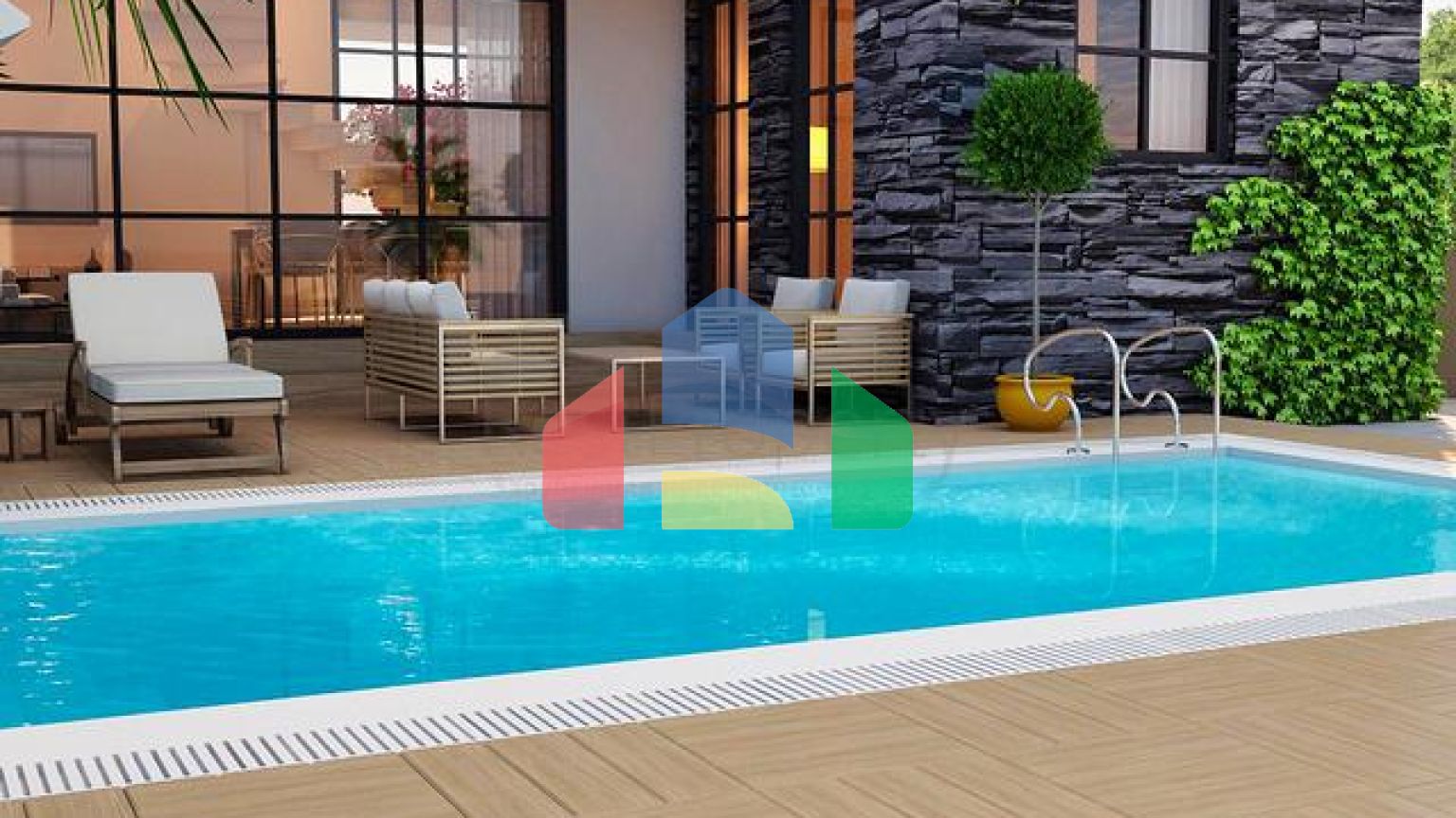 Отдельностоящая вилла планировки 3+1 в районе Белек - Анталия