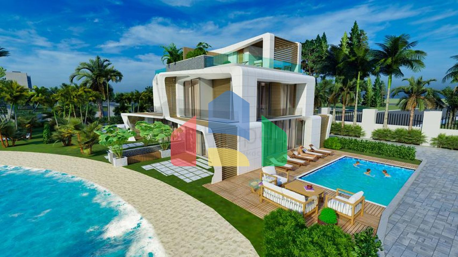 Инвестиционный проект виллы планировки 3+1 в районе Белек - Анталия