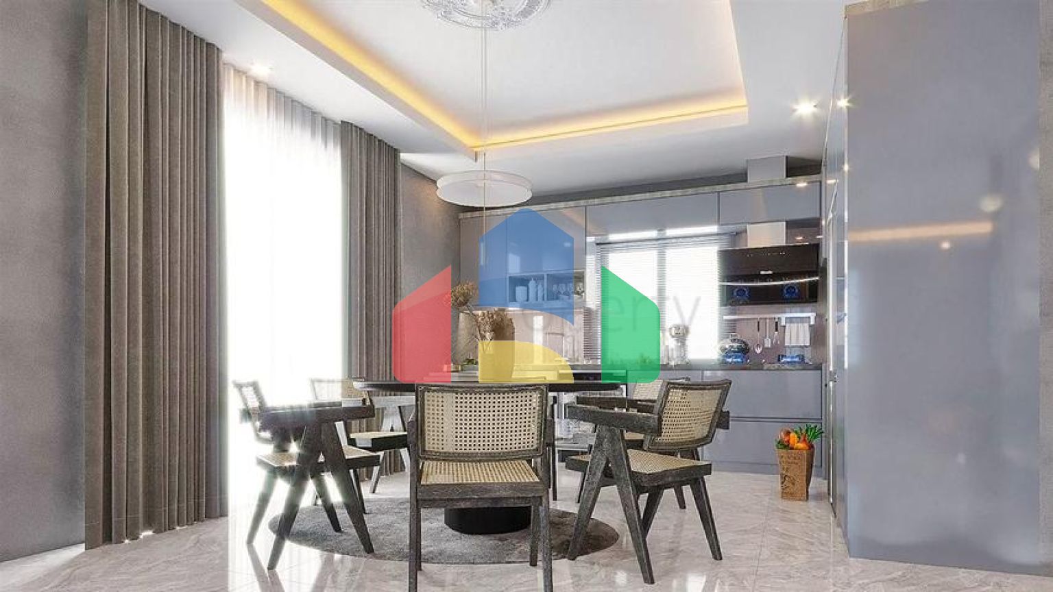 Вилла планировки 4+1 в районе Белек - Анталия