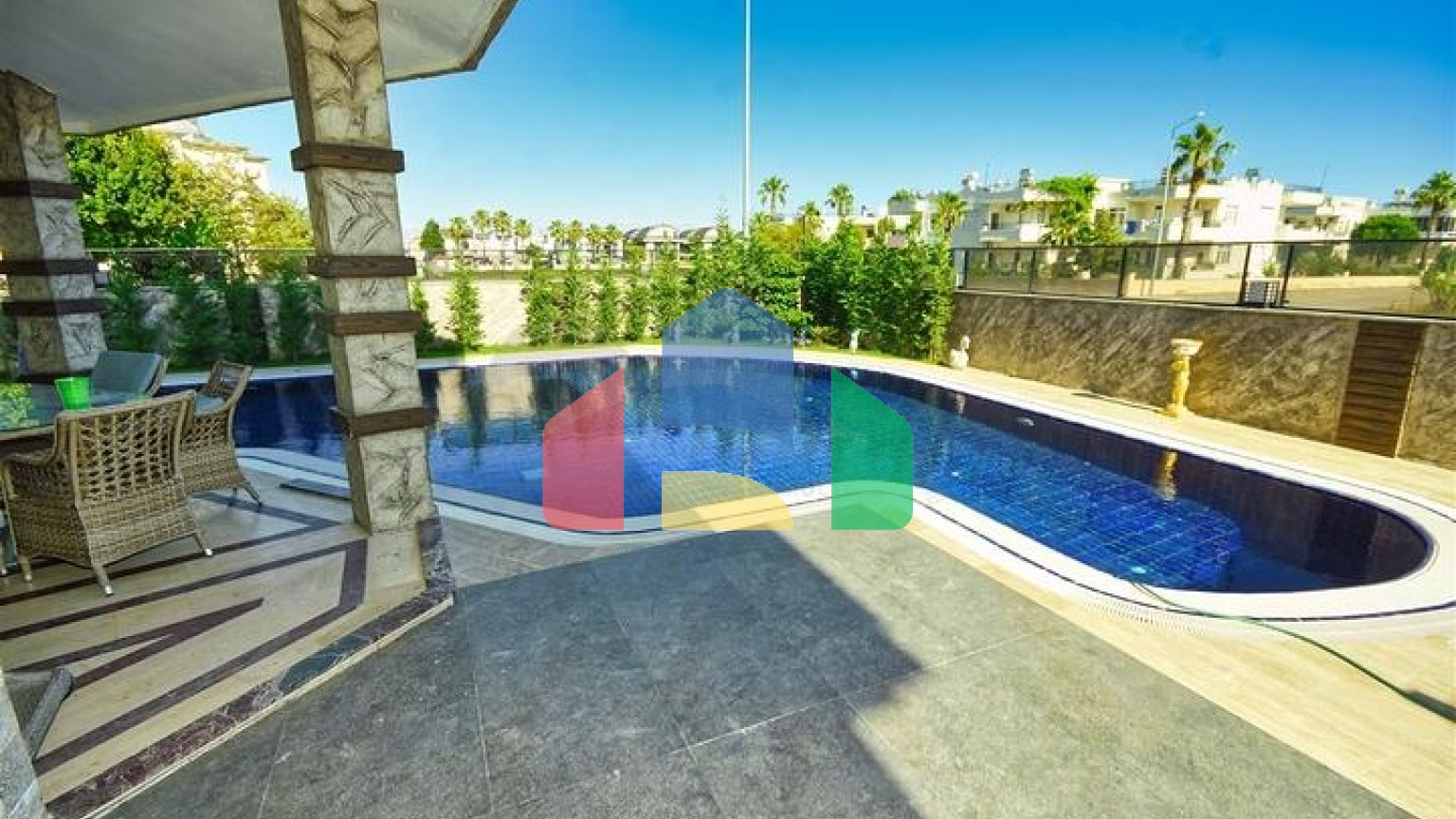 Вилла планировки 7+1 в районе Белек - Анталия