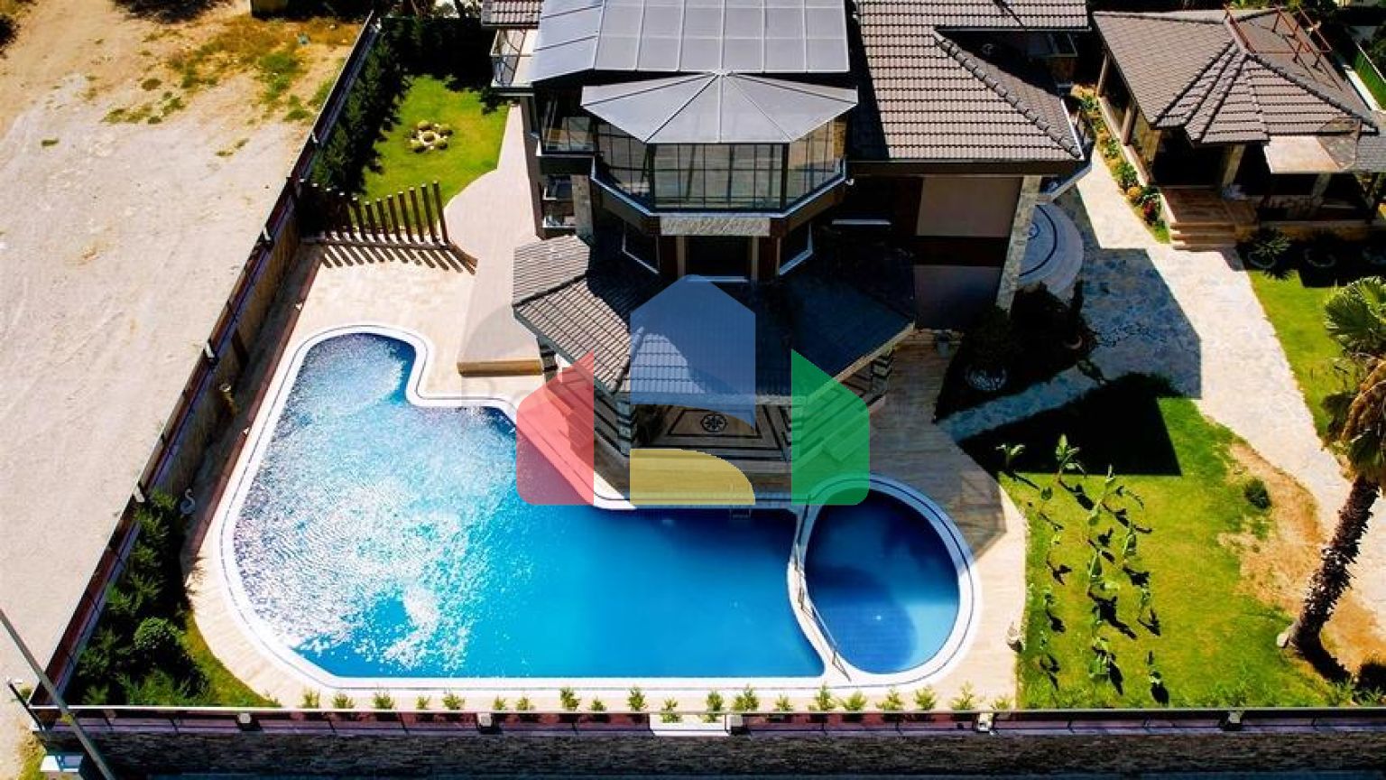 Вилла планировки 7+1 в районе Белек - Анталия