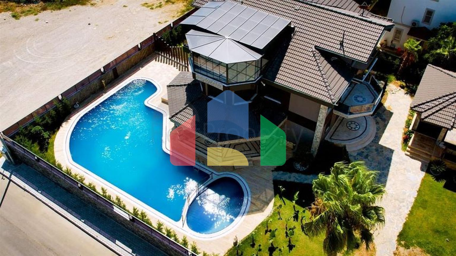 Вилла планировки 7+1 в районе Белек - Анталия