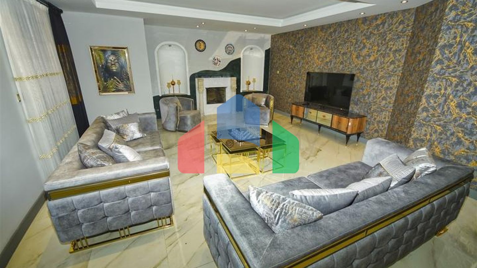 Вилла планировки 7+1 в районе Белек - Анталия