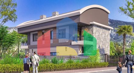 Вілла планування 4 + 1 в районі Белек - Анталія