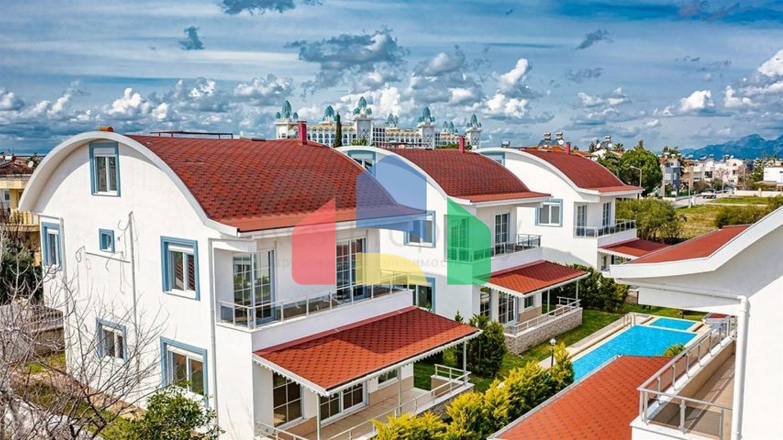 Виллы планировки 5+1 в районе Белек - Анталия